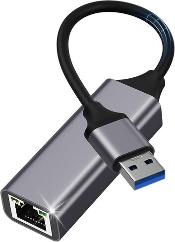 USB to Ethernet Adapter,USB 3.0 to 100/1000 Gigabit Ethernet LAN Network Adapter,Driver Free RJ45 Internet Adapter Compatible with MacBook,Surface,Notebook Laptop PC with Windows 7/8/10, XP, Vista,Mac in Saudi Arabia