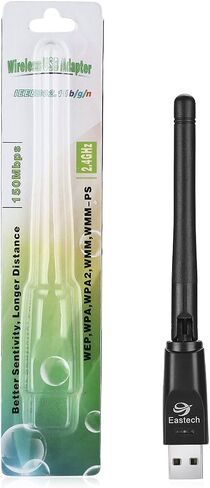 محول عصا واي فاي USB دونجل RT5370 150 ميجابت في الثانية لـ MAG 254 250 255 270 275 IPTV Set-Top Box، Jynxbox، Linkbox، Raspberry Pi، أجهزة الكمبيوتر المحمولة المكتبية، لـ Win7، Win8، Mac OS، Linux in Saudi Arabia