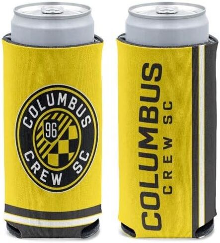 WinCraft MLS Columbus Crew Slim Can Cooler, Team Colors, One Size in Saudi Arabia