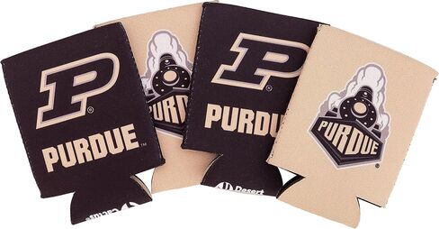 Purdue University Can Insulator Beverage Cooler 4 Pack Foam Beverage Holder Boilermakers (4 Pack Can) in Saudi Arabia