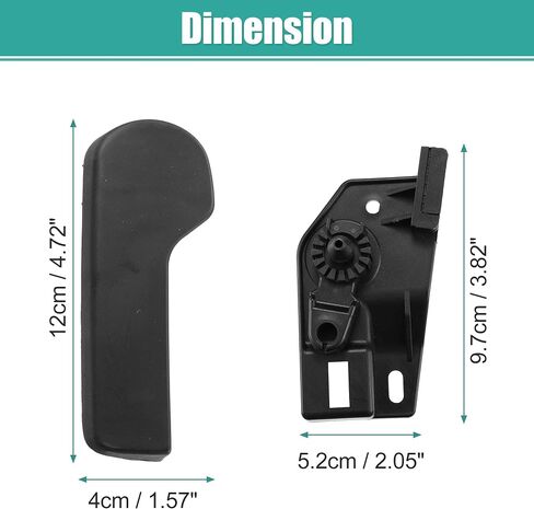 X AUTOHAUX 1 Set Hood Release Handle Assembly 1J1823633A 1J1823533C for VW Jetta MK4/Bora 1999-2005 for Skoda Fabia 2000-2015 in Saudi Arabia