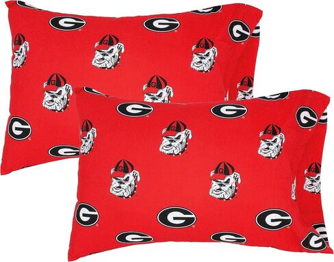 Georgia Bulldogs Red Standard Pillow Case in Saudi Arabia