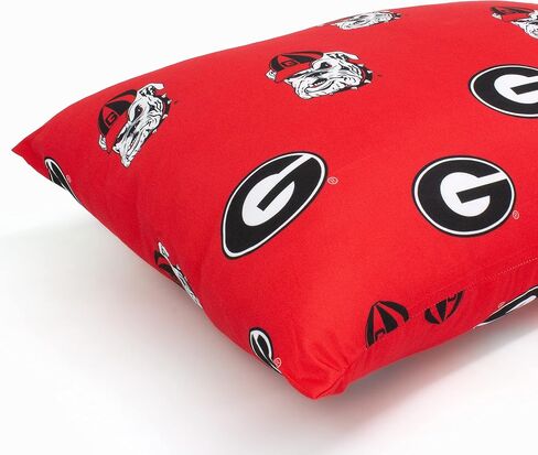 Georgia Bulldogs Red Standard Pillow Case in Saudi Arabia