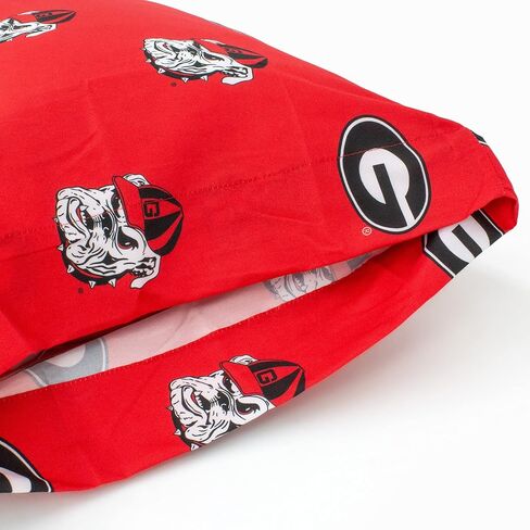 Georgia Bulldogs Red Standard Pillow Case in Saudi Arabia