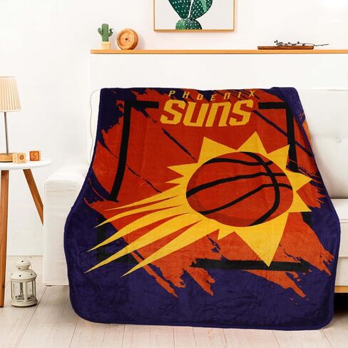 بطانية Northwest NBA Phoenix Suns Micro Raschel، مقاس 46 بوصة × 60 بوصة، الأبعاد in Saudi Arabia