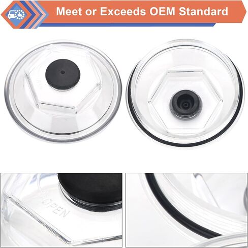 ZONFANT Oil Bath Dust Caps K71-148-00 Compatible with Dexter 9k-10K General Duty Axles 10K HD 12K 15K 4.0" Threads Trailer Axle 4 Pcs Plastic Screw-on Cap Kit Rubber Plugs O-Rings in Saudi Arabia