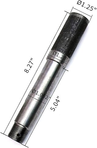5 Bolt on 4-1/2 Inch Circle Hub Assembly Includes (2) 1-1/16 Inch Straight Spindles & Bearings,Set of 2 in Saudi Arabia