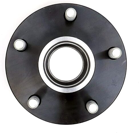 5 Bolt on 4-1/2 Inch Circle Hub Assembly Includes (2) 1-1/16 Inch Straight Spindles & Bearings,Set of 2 in Saudi Arabia