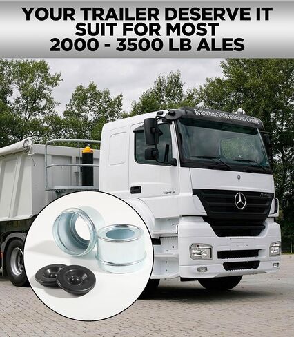 غطاء شحم بغطاء غبار لمحمل المقطورة، مجموعتان من أغطية غبار محور 1.98 بوصة مع قطعتين من سدادات الشحوم المطاطية الإضافية، غطاء شحم محور المقطورة لمعظم محاور دكستر بوزن 2000 إلى 3500 رطل in Kuwait