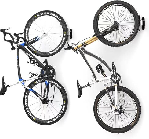 TORACK 2-Pack Swivel Bike Wall Hangers, Wall Mount Bike Hooks for Garage Vertical Space Saving Bike Wall Rack Garage Home Bike Storage in Saudi Arabia