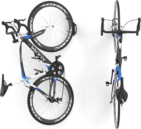 TORACK 2-Pack Swivel Bike Wall Hangers, Wall Mount Bike Hooks for Garage Vertical Space Saving Bike Wall Rack Garage Home Bike Storage in Saudi Arabia