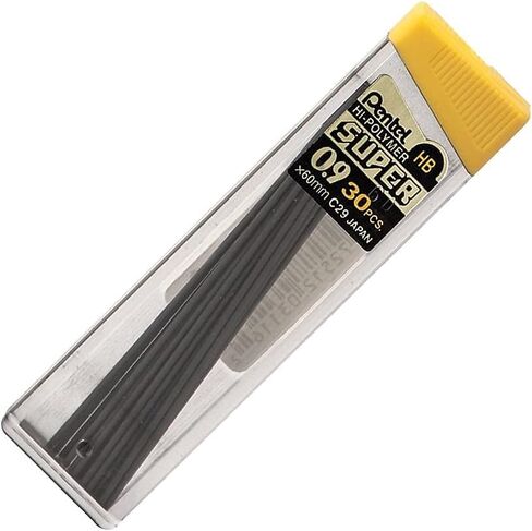 Pentel C29BPHB3 Super Hi-Polymer Lead Refills, 0.9mm, HB, Black, 30/Tube, 3 Tubes/Pack in Saudi Arabia