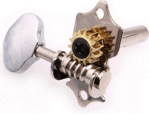 N/C AYUBOUSA 18:1 Open Guitar Locking String Tuning Pegs Machine Head Tuners Middle Hole for Classical Guitar Ukulele Chrome (3R3L) in Saudi Arabia