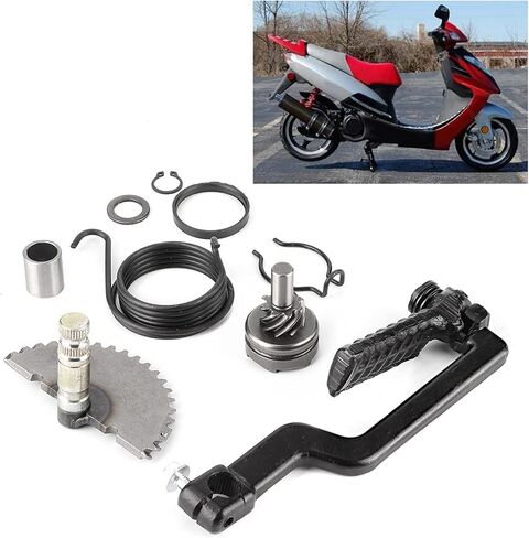 لدراجة نارية ركلة البداية 150cc Gorgeri دراجة نارية ركلة البداية رافعة عمود التروس مناسبة للسكوتر GY6 49CC 50CC 80CC 100CC in Saudi Arabia