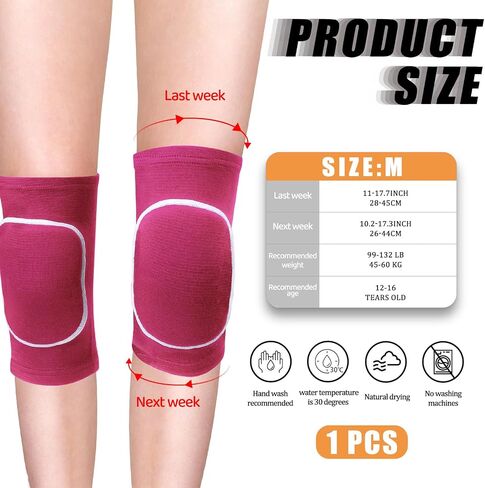 2 Pcs Dancing Knee Pads Women Volleyball Womens Knee Pads Football Knee Support Pad Anti Slip Sponge Knee Pads Elastic Soft Knee Protectors Soft Breathable Knee Pads for Men Women in Saudi Arabia