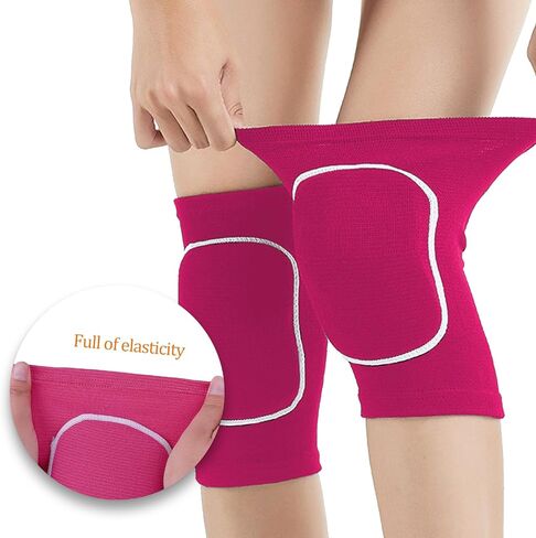 2 Pcs Dancing Knee Pads Women Volleyball Womens Knee Pads Football Knee Support Pad Anti Slip Sponge Knee Pads Elastic Soft Knee Protectors Soft Breathable Knee Pads for Men Women in Saudi Arabia