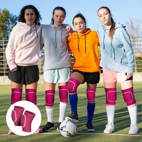 2 Pcs Dancing Knee Pads Women Volleyball Womens Knee Pads Football Knee Support Pad Anti Slip Sponge Knee Pads Elastic Soft Knee Protectors Soft Breathable Knee Pads for Men Women in Saudi Arabia