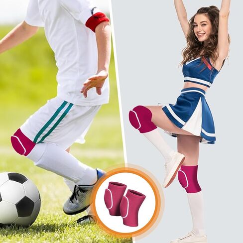 2 Pcs Dancing Knee Pads Women Volleyball Womens Knee Pads Football Knee Support Pad Anti Slip Sponge Knee Pads Elastic Soft Knee Protectors Soft Breathable Knee Pads for Men Women in Saudi Arabia