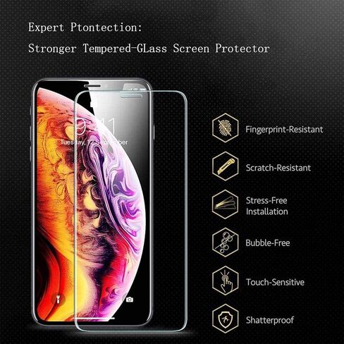 حافظة هاتف لـ Doogee S61 Pro (6.00 بوصة) مع [واقي شاشة من الزجاج المقوى 2 ×]، غطاء أسود من مادة TPU مقاوم للصدمات من السيليكون الناعم للغاية لهاتف Doogee S61 Pro - عيون كبيرة in Kuwait