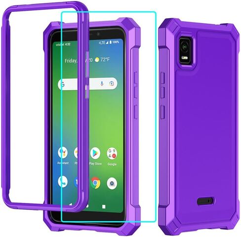 for ATT Vista 2023 Case with Screen Protector,ATT Vista Case Full Body Protection Front PC Back Soft Silicone Bumper,ATT Vista Cover Heavy Duty Protection Shockproof Corner for ATT Vista Red in Saudi Arabia