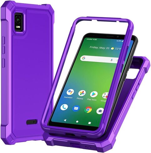 for ATT Vista 2023 Case with Screen Protector,ATT Vista Case Full Body Protection Front PC Back Soft Silicone Bumper,ATT Vista Cover Heavy Duty Protection Shockproof Corner for ATT Vista Red in Saudi Arabia