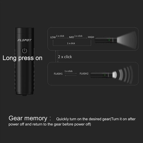Fully Waterproof 1500 Lumens Mountain Bike Light , Aluminum Alloy Body Rechargeable Lightweight Bicycle Flashlight, 5000mAh Battery, Road Bike Lights for Night Riding 5 Light Modes in Saudi Arabia