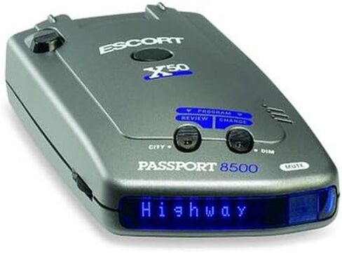 Escort Passport 8500 X50 رادار وكاشف ليزر (شاشة زرقاء) (متجدد) in Saudi Arabia