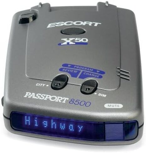Escort Passport 8500 X50 رادار وكاشف ليزر (شاشة زرقاء) (متجدد) in Saudi Arabia