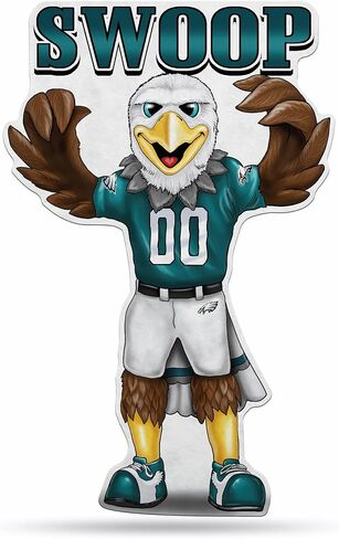راية مقطوعة على شكل تميمة كرة القدم NFL من Rico Industries - ديكور المنزل وغرفة المعيشة - لباد ناعم EZ للتعليق in Saudi Arabia