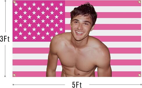 American Flag Background Jacob Performer Elordi Tapestry 3X5 Feet Wall Decoration Bedroom Living Room Dormitory Background Decoration Tapestry Available Indoors and Outdoors in Saudi Arabia