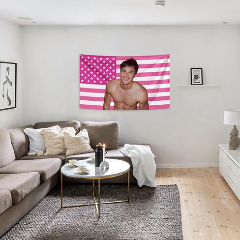 American Flag Background Jacob Performer Elordi Tapestry 3X5 Feet Wall Decoration Bedroom Living Room Dormitory Background Decoration Tapestry Available Indoors and Outdoors in Saudi Arabia