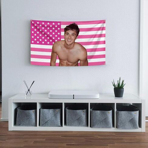 American Flag Background Jacob Performer Elordi Tapestry 3X5 Feet Wall Decoration Bedroom Living Room Dormitory Background Decoration Tapestry Available Indoors and Outdoors in Saudi Arabia