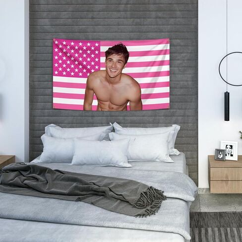 American Flag Background Jacob Performer Elordi Tapestry 3X5 Feet Wall Decoration Bedroom Living Room Dormitory Background Decoration Tapestry Available Indoors and Outdoors in Saudi Arabia