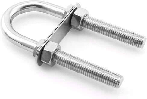 Stainless Steel Marine Boat Stern Bow Eye Tie Down U Bolt 1/2" Dia 3" Thread Length Boat Accessories Marine U Bolt in Saudi Arabia