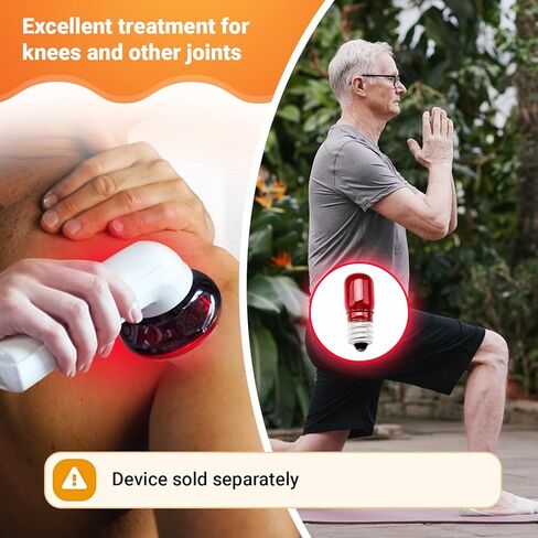 تقنيات إدارة الألم 3 عبوات من المصابيح البديلة لأجهزة العلاج بالضوء الأحمر المحمولة من ثيرالامب وإنفاريكس in Kuwait