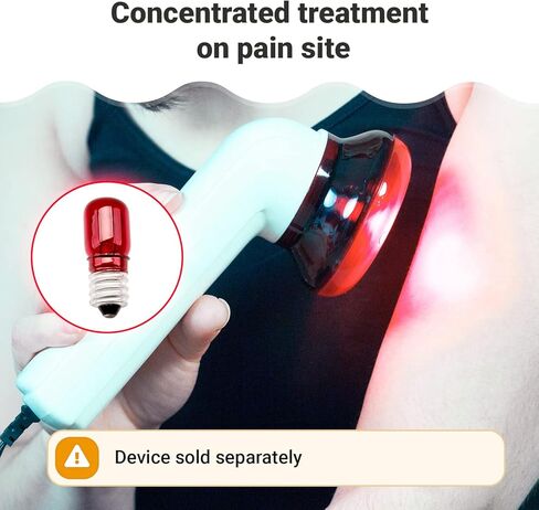 تقنيات إدارة الألم 3 عبوات من المصابيح البديلة لأجهزة العلاج بالضوء الأحمر المحمولة من ثيرالامب وإنفاريكس in Kuwait