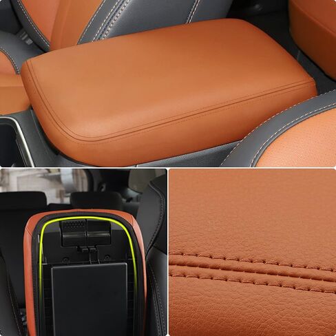 INTGET غطاء وحدة التحكم المركزية للسيارة لعام 2023 2024 Subaru Outback Legacy Accessories 2022 2020 2021 غطاء مسند ذراع جلدي غطاء مسند ذراع غطاء واقي مقعد (نيوبرين) in Kuwait