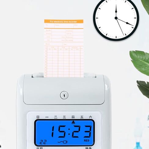 بطاقات ساعة زمنية شهرية من NUOBESTY، بطاقات زمنية، مسجلات رواتب الحضور لموظفي الشركة، مكتب المصنع، 200 ورقة in Kuwait