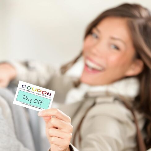 DIY Coupon Book, Blank Gift Certificates, Couples Coupons, Kids Reward Vouchers, Surprise Fill in Ticket Booklet for him, her in Saudi Arabia