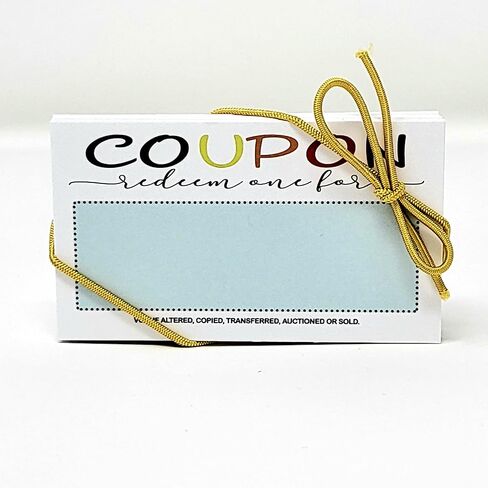 DIY Coupon Book, Blank Gift Certificates, Couples Coupons, Kids Reward Vouchers, Surprise Fill in Ticket Booklet for him, her in Saudi Arabia