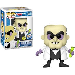 Funko PoP! Underdog - Simon Bar Sinister Glow Vinyl Figure, 10 cm Size