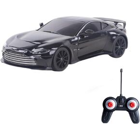 Vinie Remote Control Car for Boys, RC Cars Aston Martin, 1:24 Scale Officially Licensed Kids Toys, 2022 Vantage Drift Car with Cool Led Lights, 4 5 6 7 8 9 10 11 12 Year Old Boy Gift (Black)