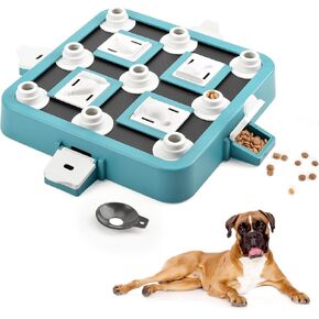 Dog Puzzle Toys, Level 3 in 1 Interactive Dog Toys for Boredom, Funny Feeding Toy for IQ Training Brain Stimulating, Treat Dispenser Dog Toy for Large Medium Small Dogs