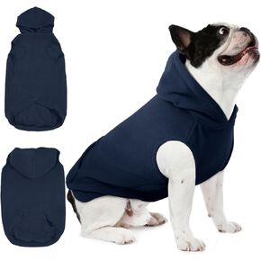 IECOii Dog Sweatshirt for Large Dogs,Hooded Fleece Dog Vest with Leash Hole,XXXL Dog Sweater Large Size Dog Winter Clothes,Large Breed Dog Sweatshirt Dog Hoodies,Labrador,Golden Retriever,Blue,3XL