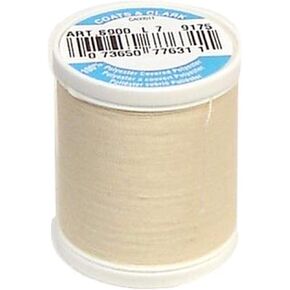 Coats Thread & Zippers Dual Duty XP General Purpose Thread, 125-Yard, Peach Tint