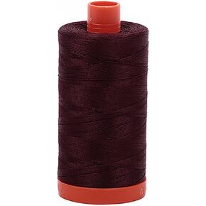 Aurifil Mako Cotton Thread Solid 50wt 1422yds Dark Wine