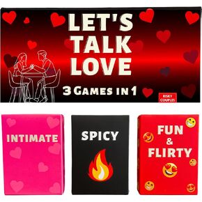 Couples Card Games for Fun and Romantic Date Night (Let's Talk Love)