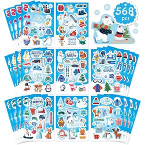 24 Sheets St. Patrick's Day Stickers, Clover Stickers Lucky Shamrock Four Leaf Clover Irish Decor Green Day Stickers for Teens Girls Kids Adults in Kuwait