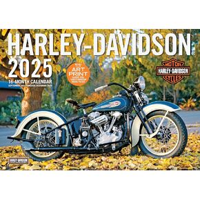 Harley-Davidson 17x12 2025: 16-Month Calendar--September 2024 through December 2025