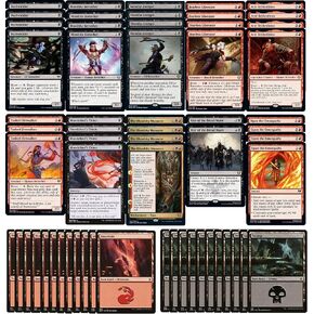 Elite Rakdos Berserker Deck - Red Black - Very Powerful - Modern Legal - Custom Built - Magic The Gathering - MTG - 60 Card!